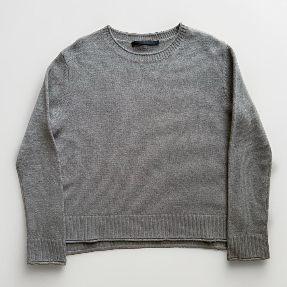 Jenni Kayne Everyday Sweater Women's Small Taupe Brown Wool Blend Pullover